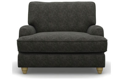 Heart of House Adeline Fabric Chair - Charcoal